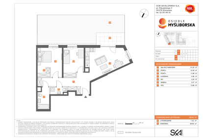 Mieszkanie w inwestycji: Osiedle Myśliborska