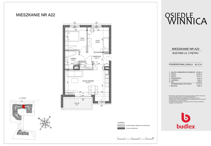 Mieszkanie w inwestycji: Osiedle Winnica L9