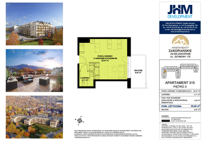 Mieszkanie w inwestycji: Apartamenty Zakopiańskie