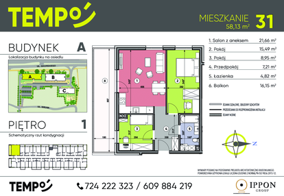 Mieszkanie w inwestycji: Osiedle TEMPO