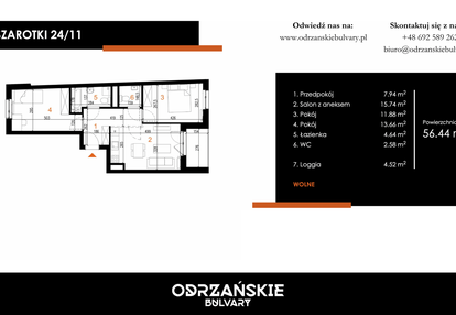 Mieszkanie w inwestycji: Odrzańskie Bulvary