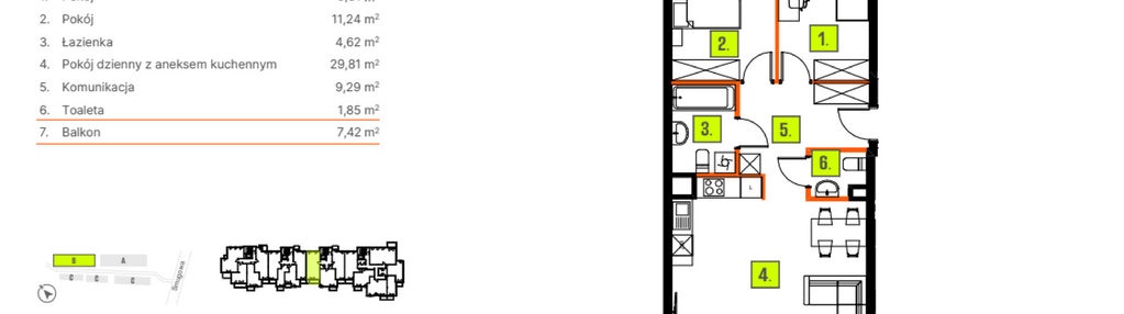 Mieszkanie w inwestycji: Osiedle BLASK - Etap I