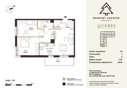 Mieszkanie w inwestycji: Sosnowy Zakątek II - budynek M