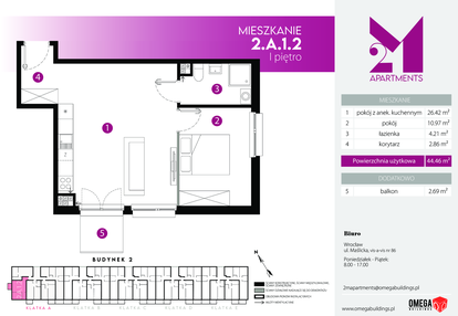 Mieszkanie w inwestycji: 2M Apartments Etap III