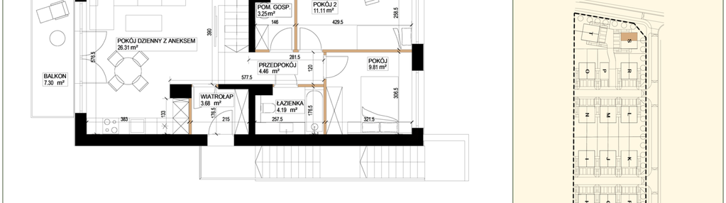Mieszkanie w inwestycji: Waniliowa