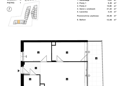 Mieszkanie w inwestycji: Cisha Apartamenty Dziwnów