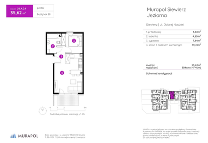 Mieszkanie w inwestycji: Murapol Siewierz Jeziorna bud. 27 i 28