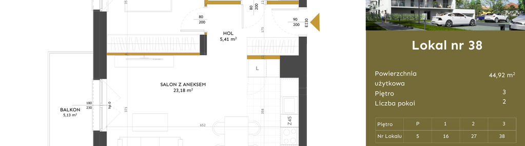 Mieszkanie w inwestycji: Apartamenty 3 Maja
