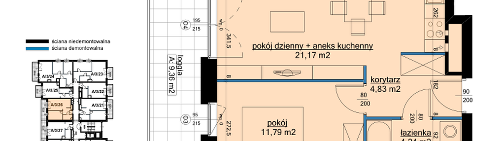 Mieszkanie w inwestycji: Osiedle Hawelańska etap III - bud. A