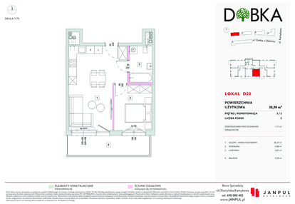 Mieszkanie w inwestycji: Dobka