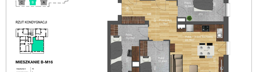 Mieszkanie w inwestycji: Bunscha Park 4.0