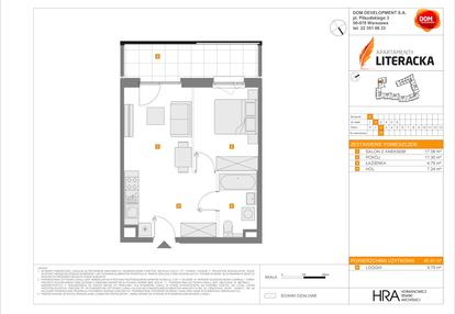 Mieszkanie w inwestycji: Apartamenty Literacka etap 2.3