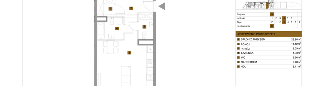 Mieszkanie w inwestycji: Apartamenty nad Oławką etap II