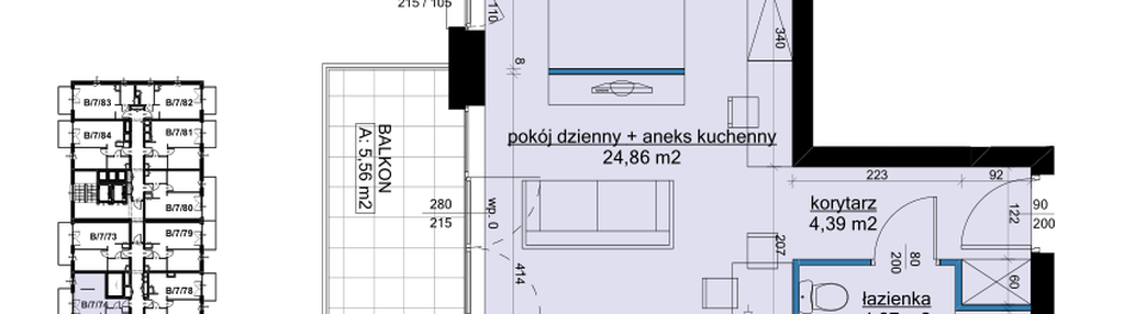 Mieszkanie w inwestycji: Osiedle Hawelańska etap III - bud. B