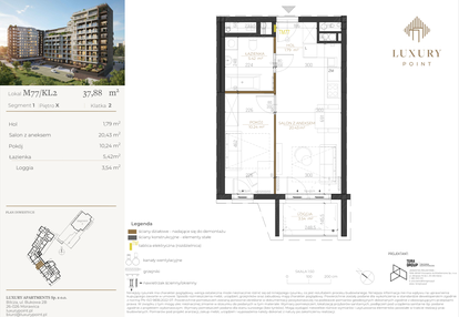 Mieszkanie w inwestycji: LUXURY POINT