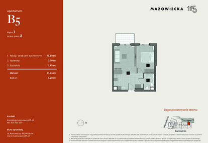 Mieszkanie w inwestycji: Mazowiecka 115