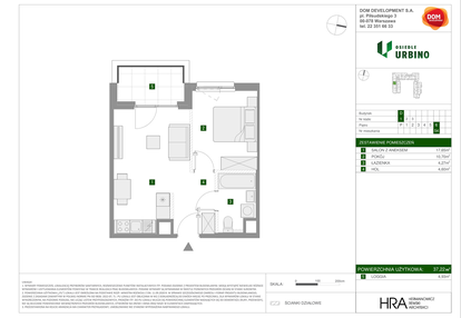 Mieszkanie w inwestycji: Osiedle Urbino etap 1.4
