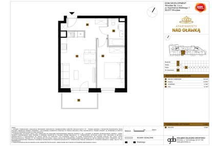 Mieszkanie w inwestycji: Apartamenty nad Oławką