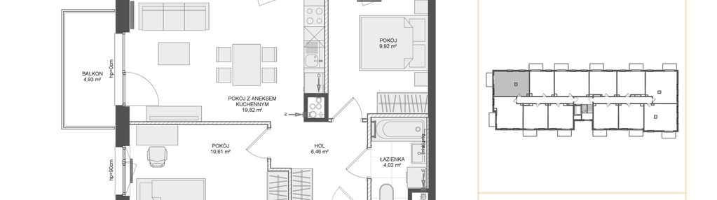 Mieszkanie w inwestycji: Osiedle Przy Błoniach 3 etap IV