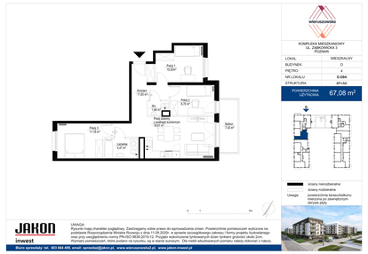 Mieszkanie w inwestycji: Wieruszowska D