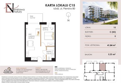 Mieszkanie w inwestycji: Enklawa Natury