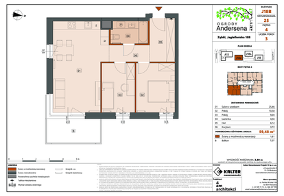 Mieszkanie w inwestycji: Ogrody Andersena