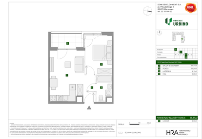 Mieszkanie w inwestycji: Osiedle Urbino etap 1.4