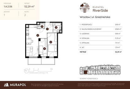Mieszkanie w inwestycji: Murapol RiverSide