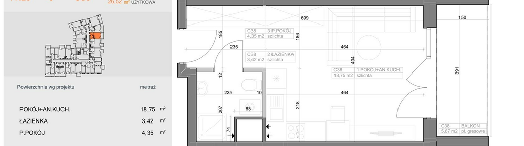 Mieszkanie w inwestycji: Industria etap I-D