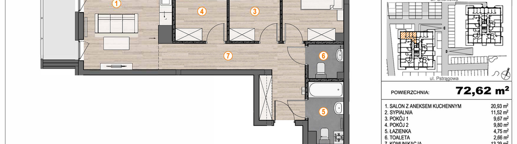 Mieszkanie w inwestycji: Osiedle Łososiowa