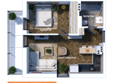 Mieszkanie w inwestycji: Apartamenty Straconki 63