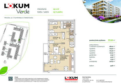 Mieszkanie w inwestycji: Lokum Verde etap III