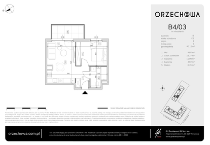 Mieszkanie w inwestycji: Orzechowa 2