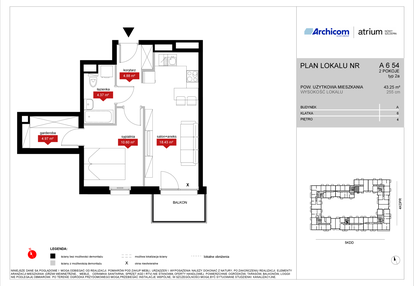 Mieszkanie w inwestycji: Atrium - Nowy Szczepin