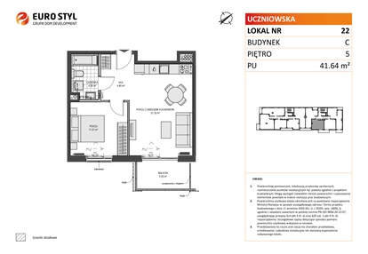 Mieszkanie w inwestycji: Przystań Brzeźno etap 1.2