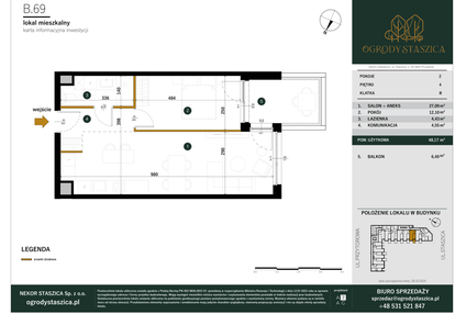 Mieszkanie w inwestycji: Ogrody Staszica