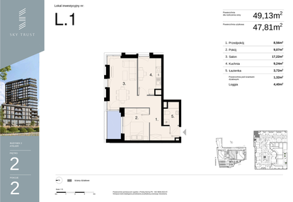 Mieszkanie w inwestycji: Sky Trust etap II - Apartamenty inwestycyjne