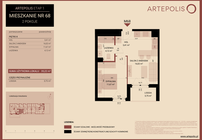 Mieszkanie w inwestycji: Artepolis