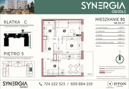 Mieszkanie w inwestycji: SYNERGIA