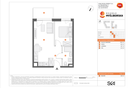 Mieszkanie w inwestycji: Osiedle Myśliborska