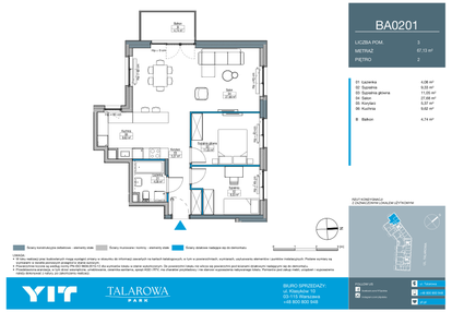 Mieszkanie w inwestycji: Talarowa Park