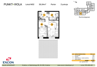 Mieszkanie w inwestycji: Punkt Wola
