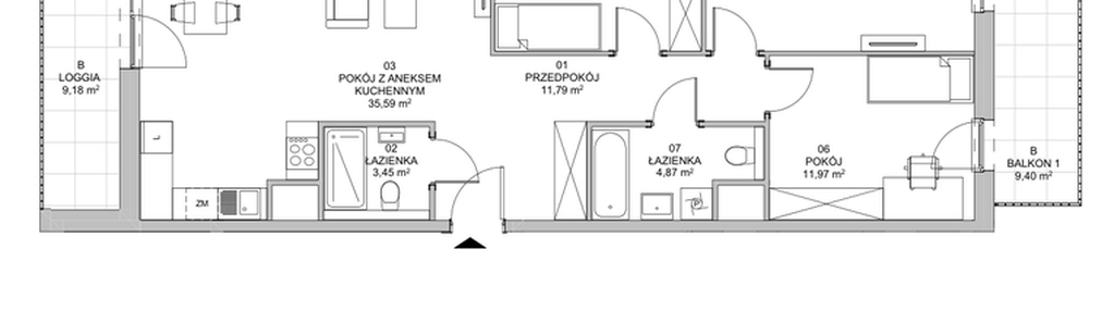 Mieszkanie w inwestycji: Francuska Park VIIIA