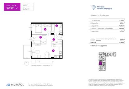 Mieszkanie w inwestycji: Murapol Osiedle Szafirove II
