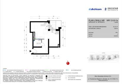 Mieszkanie w inwestycji: Przystań Reymonta