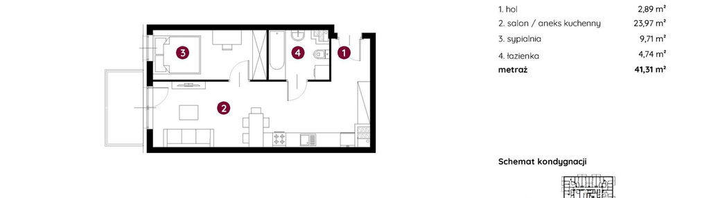 Mieszkanie w inwestycji: Murapol MainPoint