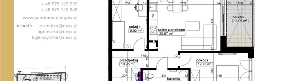 Mieszkanie w inwestycji: Panorama Bańgów Etap II