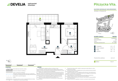 Mieszkanie w inwestycji: Pilczycka Vita