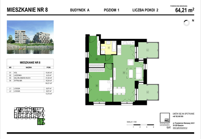 Mieszkanie w inwestycji: Panorama Kwiatkowskiego River