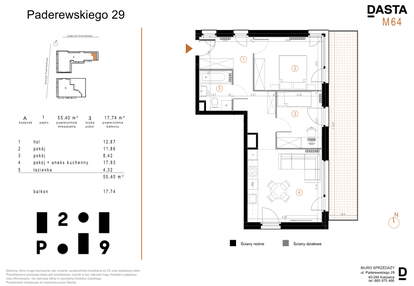 Mieszkanie w inwestycji: Paderewskiego 29